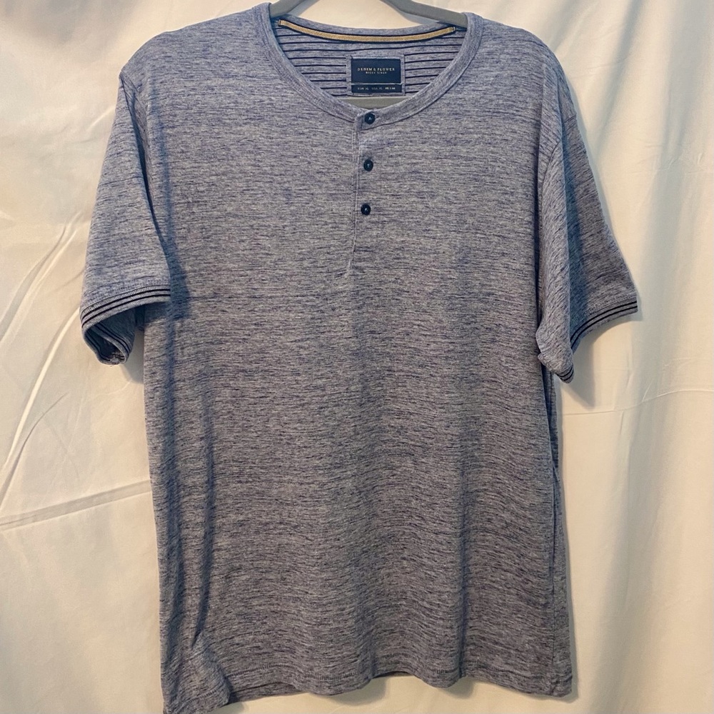 NWOT Denim & Flower Shirt Size XL